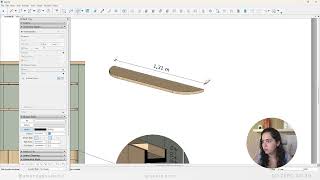 Layout SketchUp detalhamento de mobiliario [upl. by Akeber]