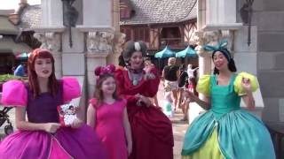 2015 Disney World  Cinderellas Evil Stepsisters amp Lady Tremaine  Funny Moments [upl. by Tucky]