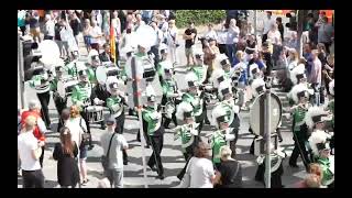 Deutsche Jugend Brassband Lübeck WAMSB Rasteder Musiktage 2024 Straßenparade Rastede [upl. by Ikuy987]