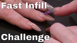 Kirstys fastinfillchallenge with Naio Nails [upl. by Eelarac]