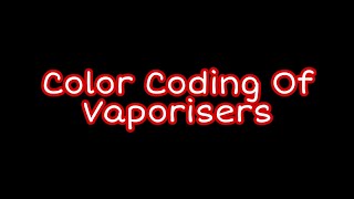 Color Coding of Vaporisers  Anesthesiology  MisMedicine [upl. by Adlai]