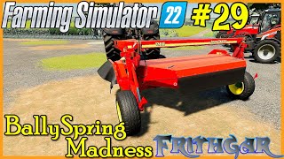 Lets Play FS22 BallySpring Madness 29 Red Deere [upl. by Edaj]