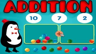 Addition With Manipulatives Basic Math Counting 1  15 Learning Game for Preschool Kids [upl. by Huan716]