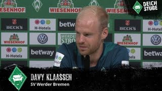 Davy Klaassen heiß auf PflichtspielPremiere für Werder [upl. by Aloysia992]