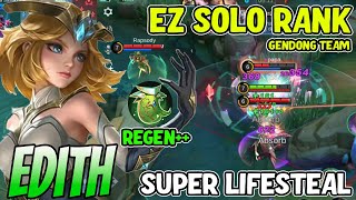 EDITH OFFLANER MIX BUILD LIFESTEAL BULLY FREYA  Edith Best Build 2023  Build Edith Tersakit 2023 [upl. by Aset]