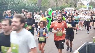 Semimarathon la grande course du grand Paris 27102024 Départ SAS 7 [upl. by Tammi]