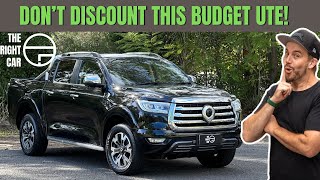 Best cheap 4x4 dualcab ute GWM Ute 2023 review  Great Wall Cannon Poer GWM PSeries pickup [upl. by Nylaras]