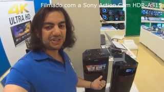 Sony MHCV3 apresentando o aparelho [upl. by Haimirej]