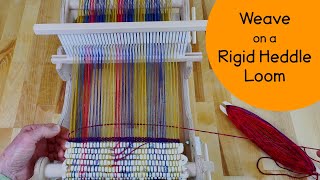 How to Put a Warp on a Rigid Heddle Loom [upl. by Elleahcim]