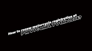 Motorcycle registration renewal [upl. by Saravat229]