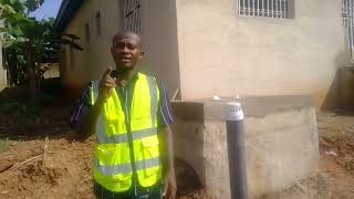 MASTERHOUSE Biodigester Toilet System 3  Maxwell Dextler Ampofo [upl. by Klemm]