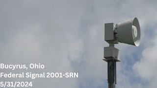 Bucyrus Ohio  Federal Signal 2001 SRN  Full Alert  5312024 [upl. by Yarod]