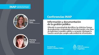 Información y documentación de la gestión pública [upl. by Maggs823]