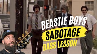 Sabotage  Beastie Boys Bass Lesson 1 Minute Bass [upl. by Lonni]