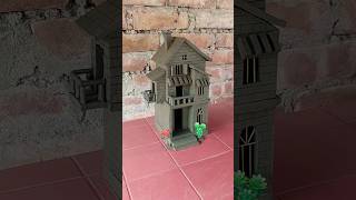 Design diy mud house making 🏠 l clayhouse mudhouse craft [upl. by Suoicerpal]