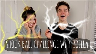 Shock Ball Challenge With Zoella  ThatcherJoe [upl. by Anisamot776]