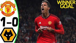 Man Utd vs Wolves 10  Goal and Highlights  2023 💥 VARANE [upl. by Anayek791]