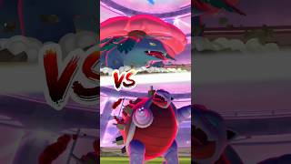 Gmax Blastoise VS Gmax Venusaur GIANT battle in pokemon go shorts [upl. by Ecneret]