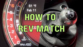 Rev Match Downshift Like a BOSS  Heel Toe [upl. by Hock]