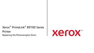 Xerox Primelink B9100  Replacing the Photoreceptor Drum [upl. by Dorri]