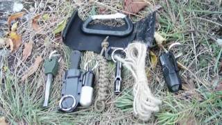 PinewoodCH  My Survival Carabiner Kit [upl. by Gainor]