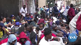 Migrant Crisis Swells in NYC as Asylum Seekers Camp Outside  VOANews [upl. by Vasiliki]