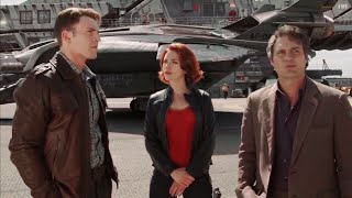 Steve Rogers conhece Natasha Romanoff e Bruce Banner Os Vingadores 2012 [upl. by Ettelracs]