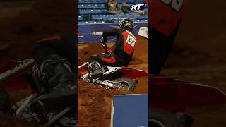 Lance Kobusch killed it in this 250 Pro heat at the Redline Oil Arenacross arenacross ax [upl. by Aeresed]