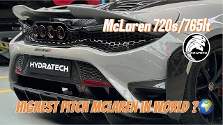 The Highest Pitch McLaren Exhaust in the world 🌍 720s765lt Hydratanium Blaze Exhaust 🔥🔥 [upl. by Masuh629]