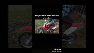 Braydon Price Snorkles Pit Bike [upl. by Cynthla660]