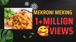 My Fast Vlog Mekroni Recipe 👌How To Mekroni macaroni [upl. by Akcirret]