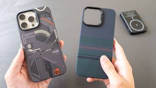 Review BENKS AuroraAir MagClap Perspective iPhone 15 Pro cases amp ArmorGo Power Bank [upl. by Nodarb]