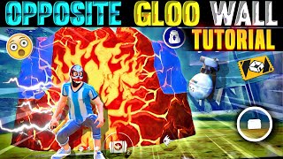 Opposite Gloo Wall Trick On Mobile🔥 Opposite Gloo Wall Kaise Lagaye Free Fire MeUlta Gloo Wall [upl. by Herwin]