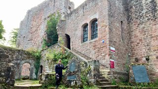 Hike to Nanstein Castle in Landstuhl Germany [upl. by Esilahs]