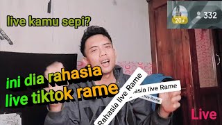 Rahasia live tiktok bisa rame penonton [upl. by Gnov]