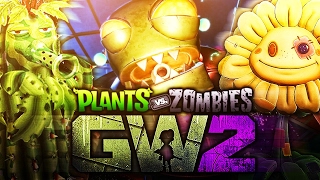 Plants vs Zombies GW 2 37  Camo Cactus amp Stuffy Flower [upl. by Eiroc]