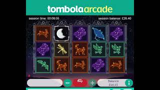 Tombola Cosmos spins and bonus rounds Nice bonus round at the end [upl. by Nemajneb]