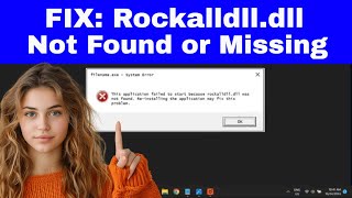 How to Fix Rockalldlldll Not Found or Missing Error Windows [upl. by Aleicarg]