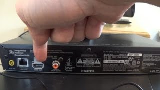 How to Setup a Sony BlueRay DiscDVD Player [upl. by Ynnad]