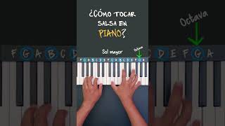 Cómo tocar Salsa en piano  Aprende esta base súper fácil [upl. by Bela]