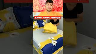 Best blanket folding technique trending shorts shortsviral youtubeshorts youtubevideos shorts [upl. by Ardeha935]