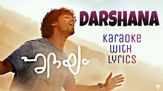 Darshana lyrics with karaoke video from the movie Hridayam [upl. by Eelanej]