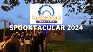 Oakwood Theme Park Spooktacular 2024 [upl. by Hgielram826]