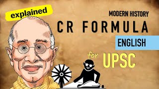 CR Formula 1944  C Rajagopalachari Formula  Modern History for UPSC [upl. by Annecorinne54]