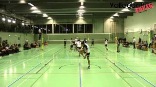 Volleyball dritte Liga West 20152016 TVA Fischenich vs Tecklenburger Land Volleys [upl. by Snowber]