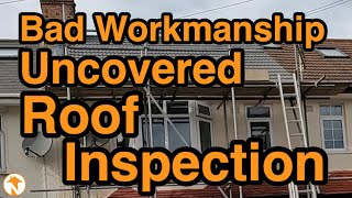 Bad Workmanship Uncovered in Roof Inspection [upl. by Thorr]