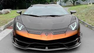 Lamborghini Aventador SVJ MANSORY Carbonado GTS  BUSHIDO ZHO  далеко edit [upl. by Beall]