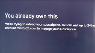Fix Xbox game pass not working Xbox you already own this game play not working Xbox server down [upl. by Cram]