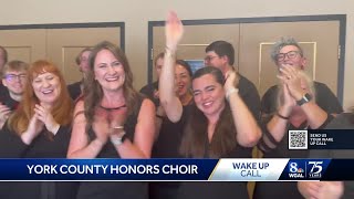 York County Honors Choir share a Wake Up Call for WGAL News 8 Today [upl. by Chandra]