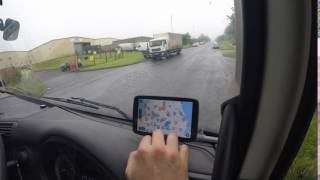 Trucker Jay in the UK TomTom Professional 6200 review [upl. by Amoakuh]